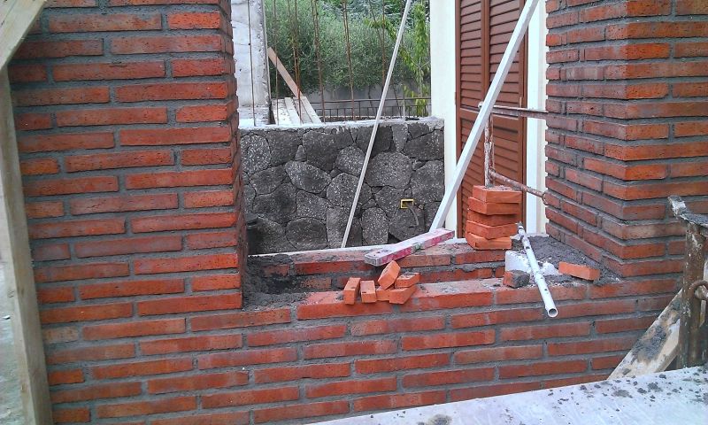 Completed Masonry Wall